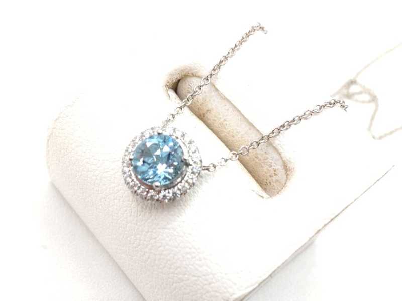 ティファニー買取 ソレストネックレス アクアマリン 